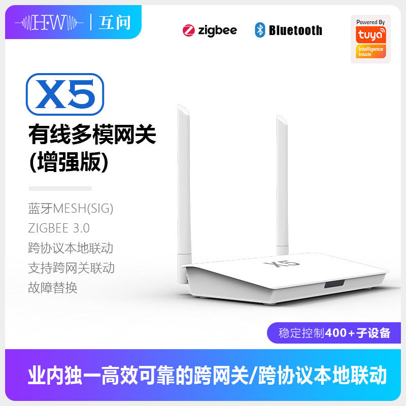 Smart Home Zigbee Gateway - Шлюз Doodle Zigbee Bluetooth X5 с