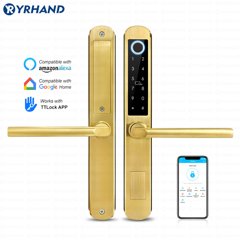 Smart Home Website - IP66 Золото Нержавеющая сталь Раздвижное стекло