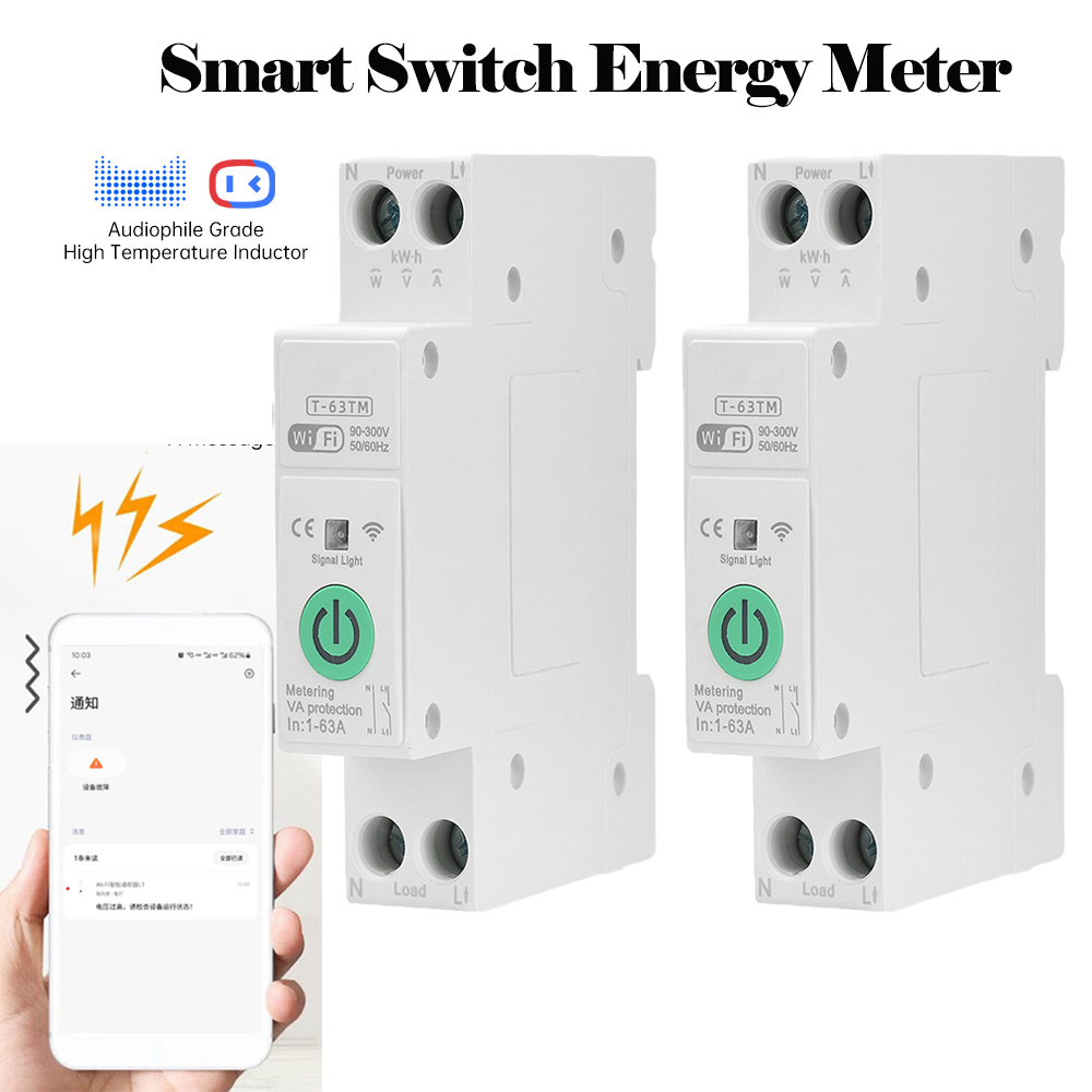 Smart Home Energy App - Умный автоматический выключатель WIFI с измерением