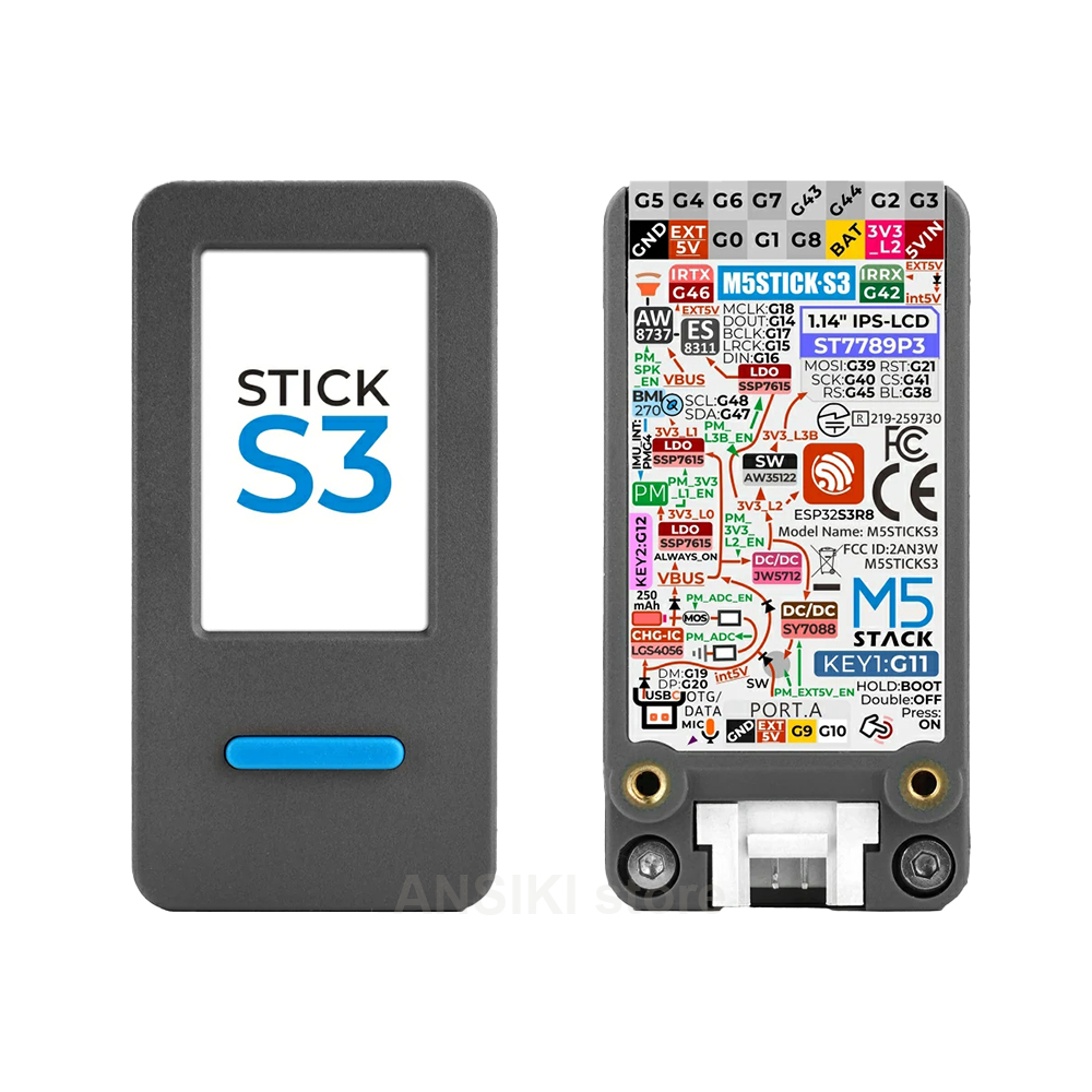 Smart Home Matter - M5Stack M5StickS3 ESP32-S3: Портативный комплект для