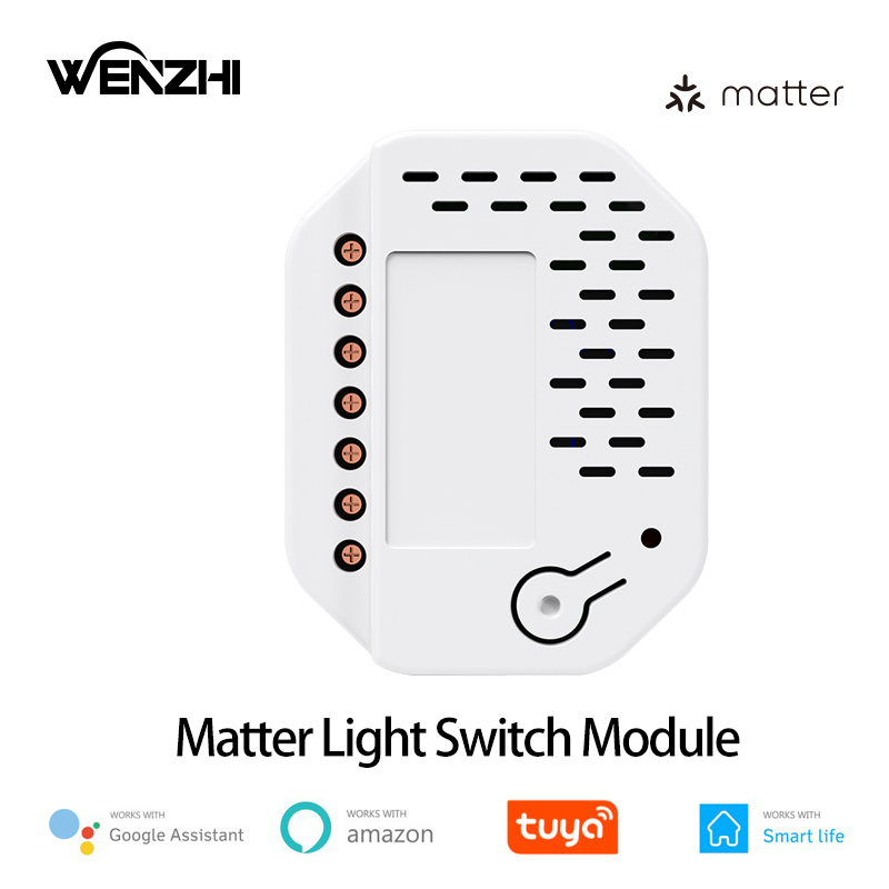 Smart Home Matter - Модуль переключателя света Matter, 2-местное реле