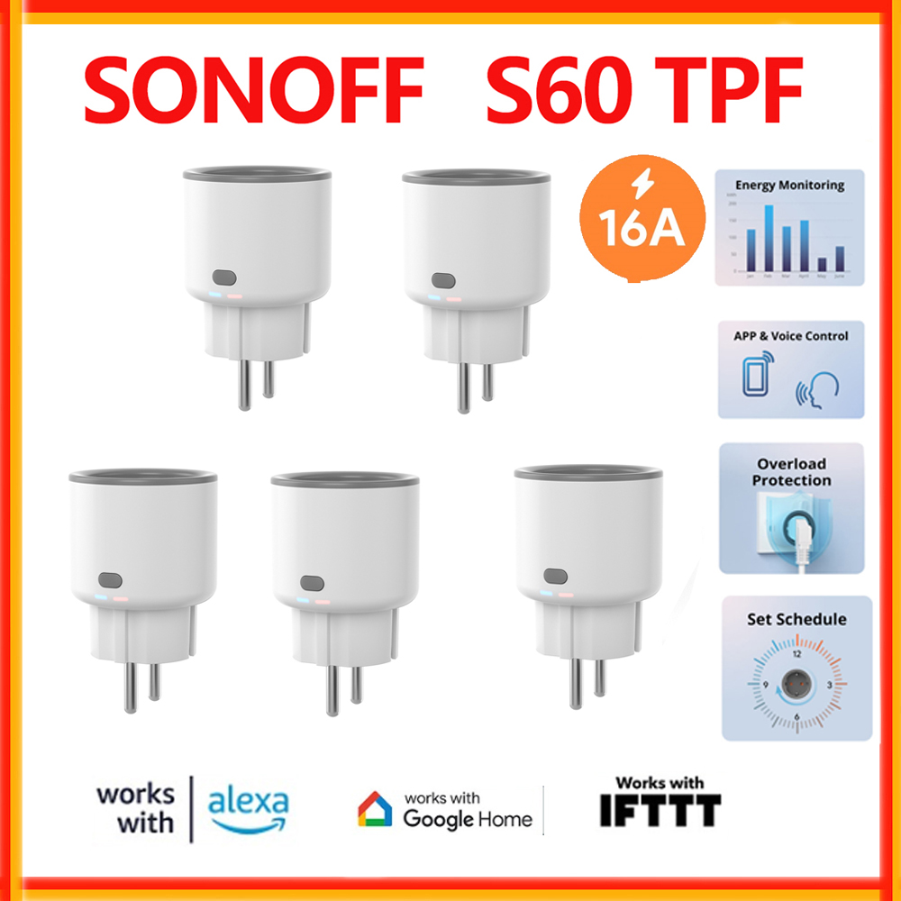 Smart Home Energy App - Умная розетка SONOFF S60 TPF с