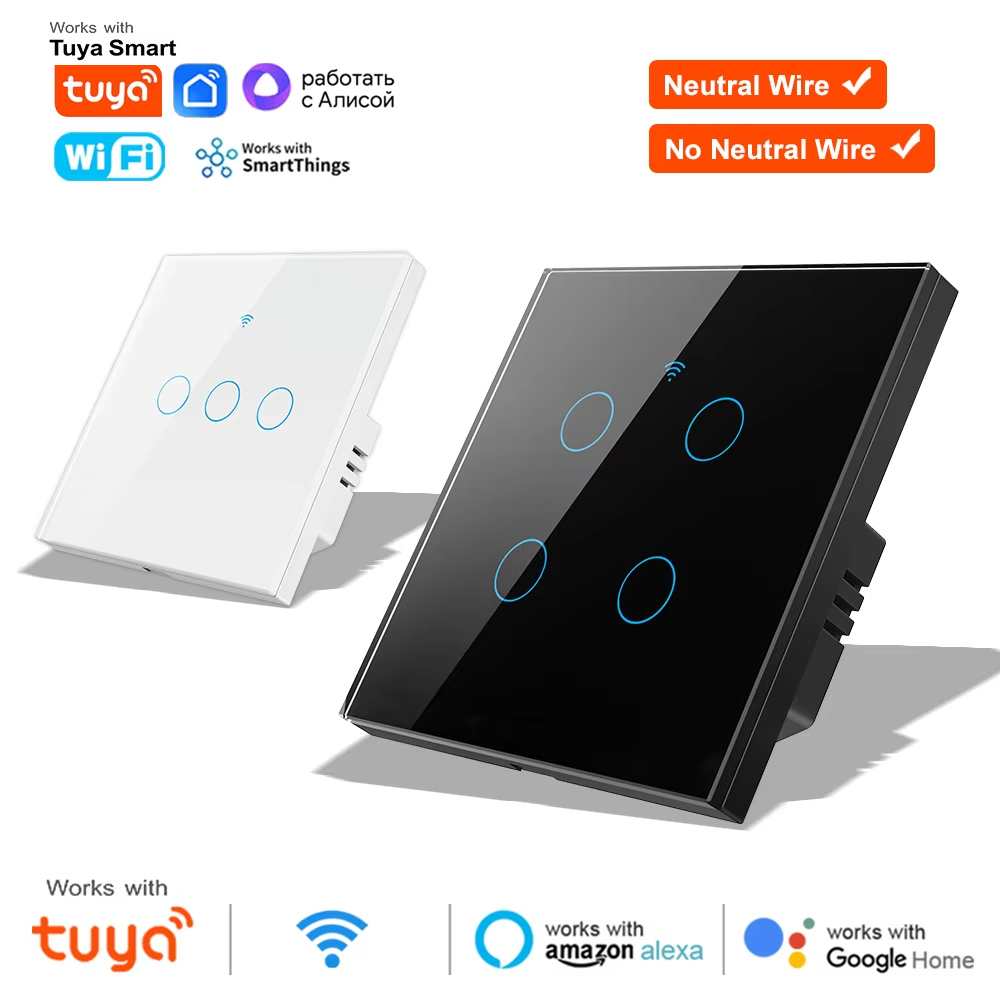 Smart Home Full System - Умный беспроводной сенсорный настенный выключатель Wi-Fi