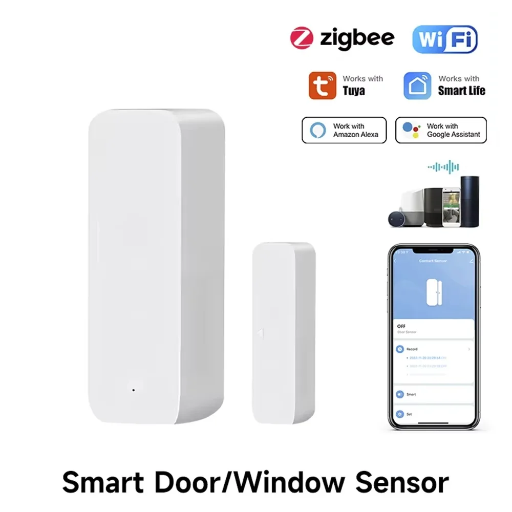 Smart Home Zigbee Gateway - Магнитный датчик двери и окна Tuya