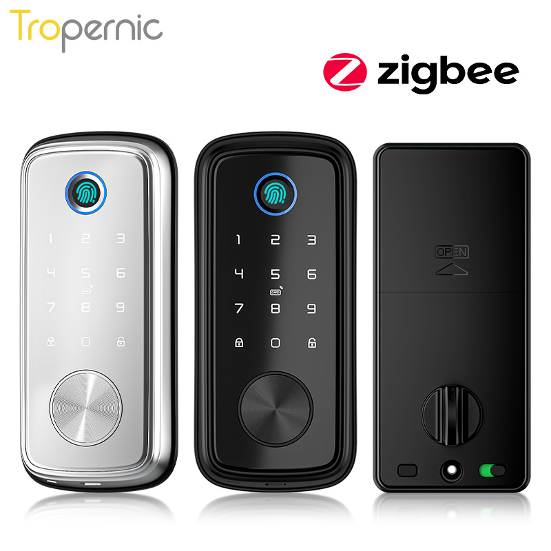 Smart Home Zigbee Gateway - Дверные блокираторы Tuya Zigbee, биометрический замок