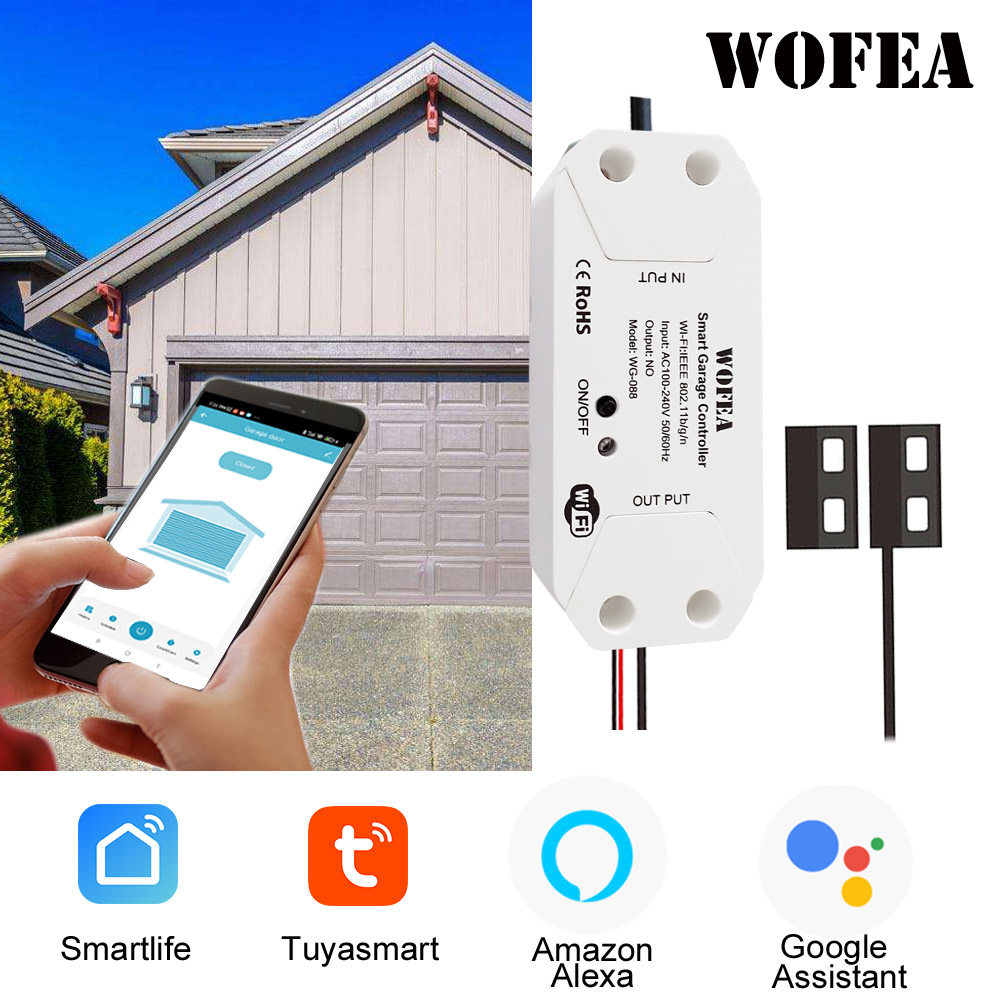 Smart Home Vimar - Контроллер открывания/закрывания гаражных ворот Wofea Tuya