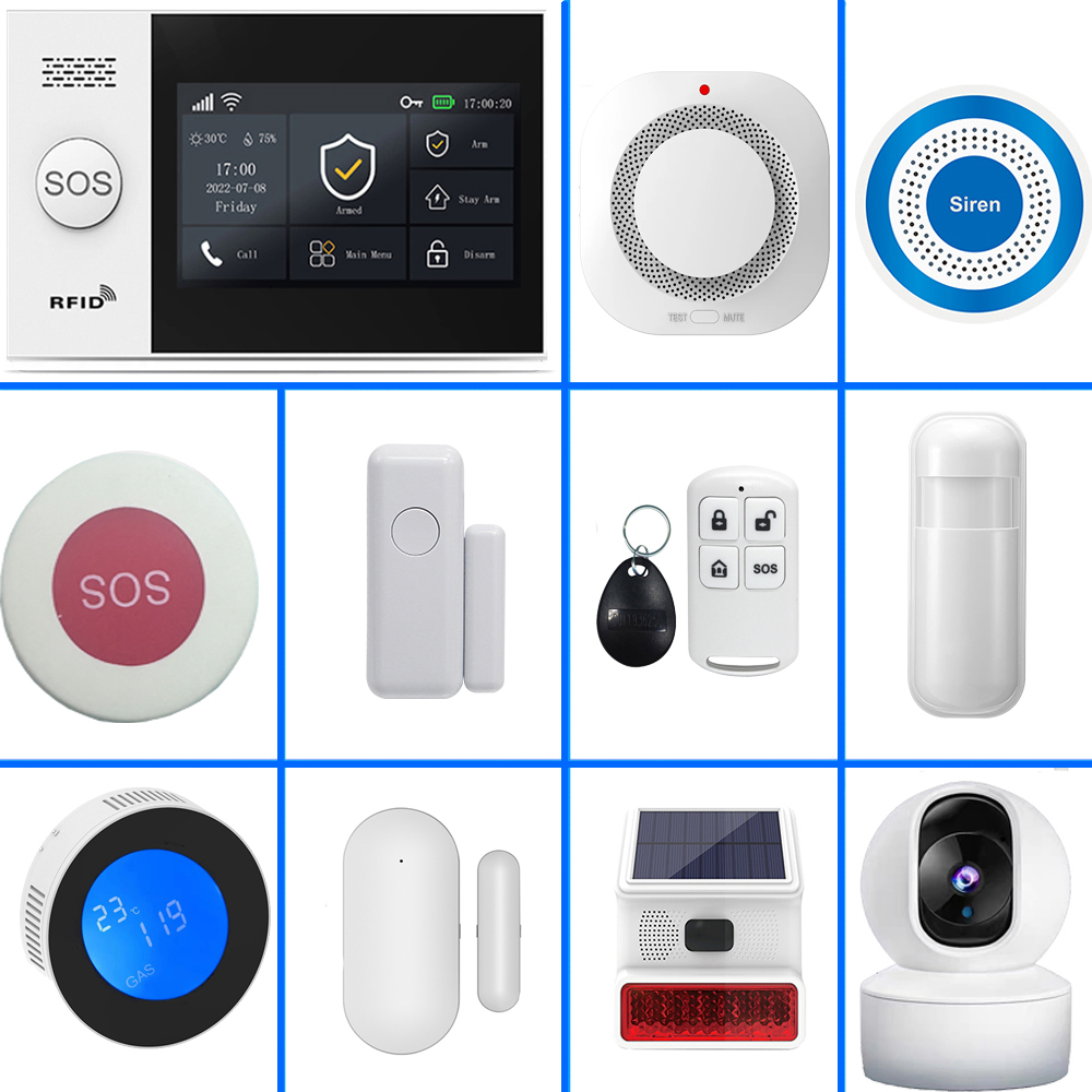 Smart Home Full System - PGST 4G Tuya Умная домашняя сигнализация,