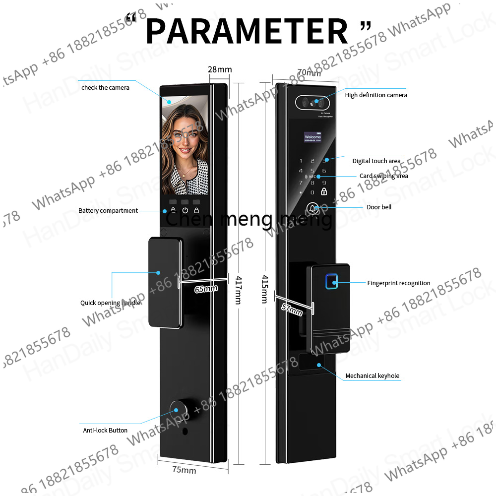 Видеодомофон Handaily с распоз – обзор и цена Smart Home Video Doorbell Installation