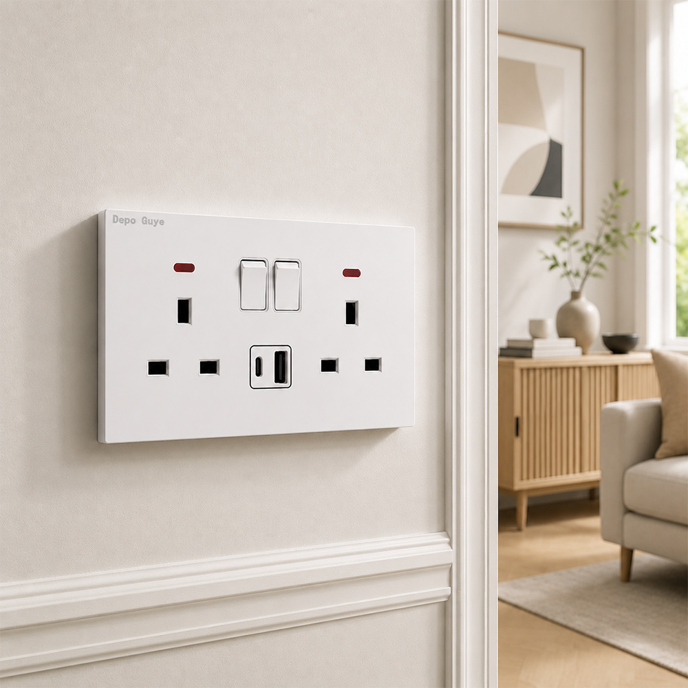Стандартная розетка Великобрит – обзор и цена Smart Wall Socket