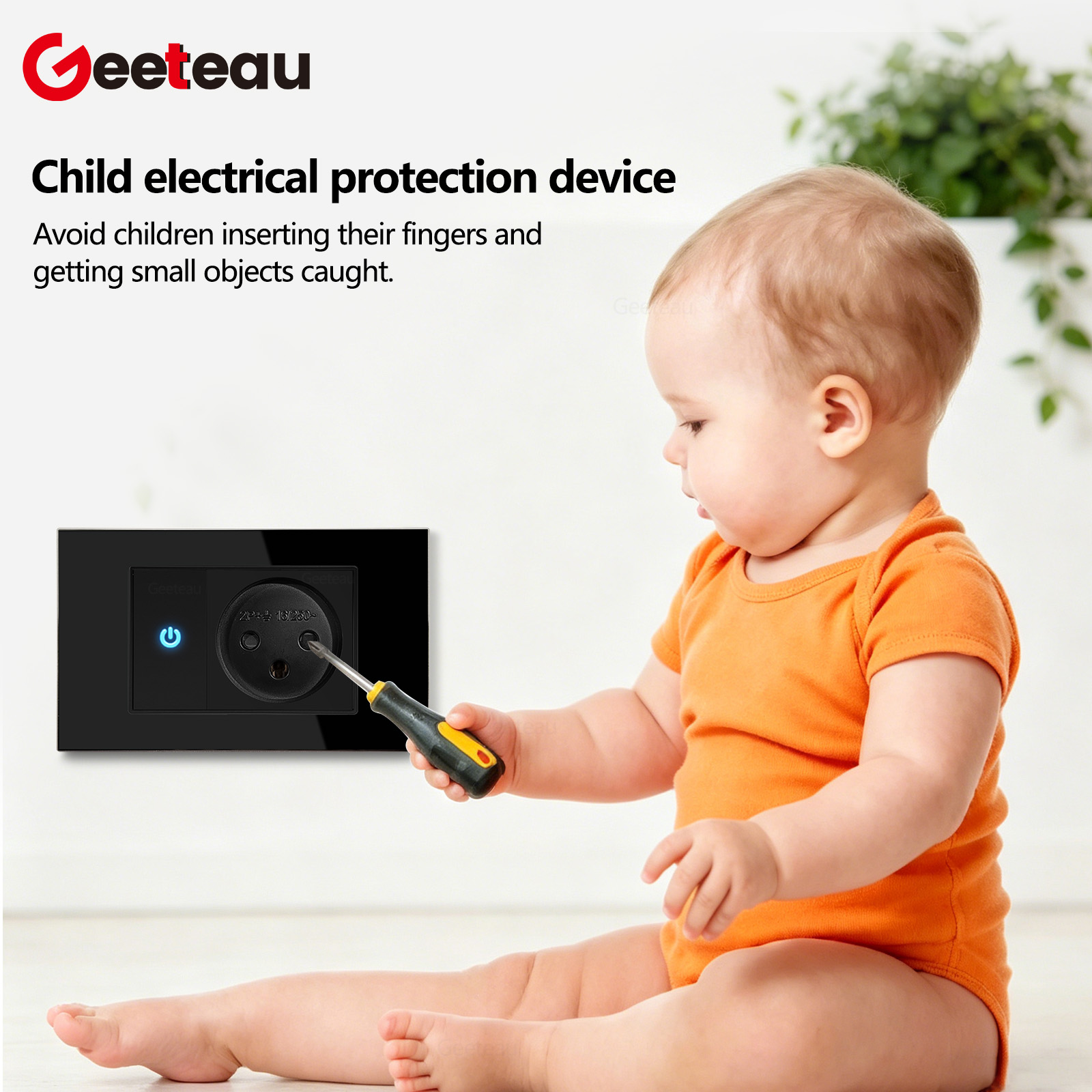 Умная розетка Geeteau Israel P – обзор и цена Smart Wall Socket