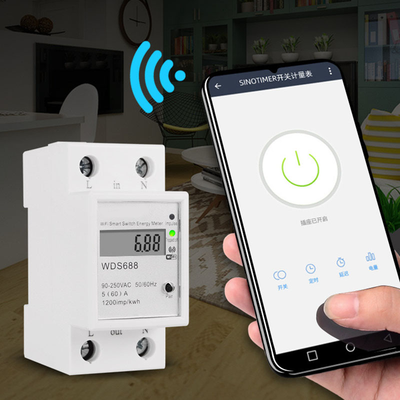 WDS688 умный WiFi однофазный с – обзор и цена Smart Home Energy App