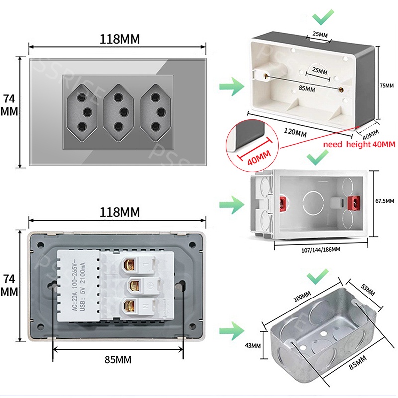 Умный модуль-выключатель PSSRI – обзор и цена Smart Wall Socket