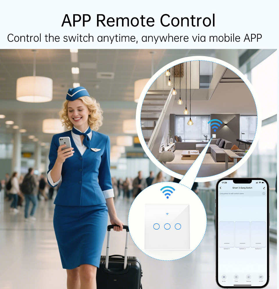 Умный сенсорный настенный выкл – обзор и цена Smart Home Full System