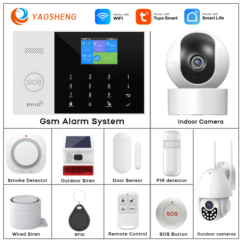 4G сигнализация, домашняя Wi-F – обзор и цена Smart Home Full System