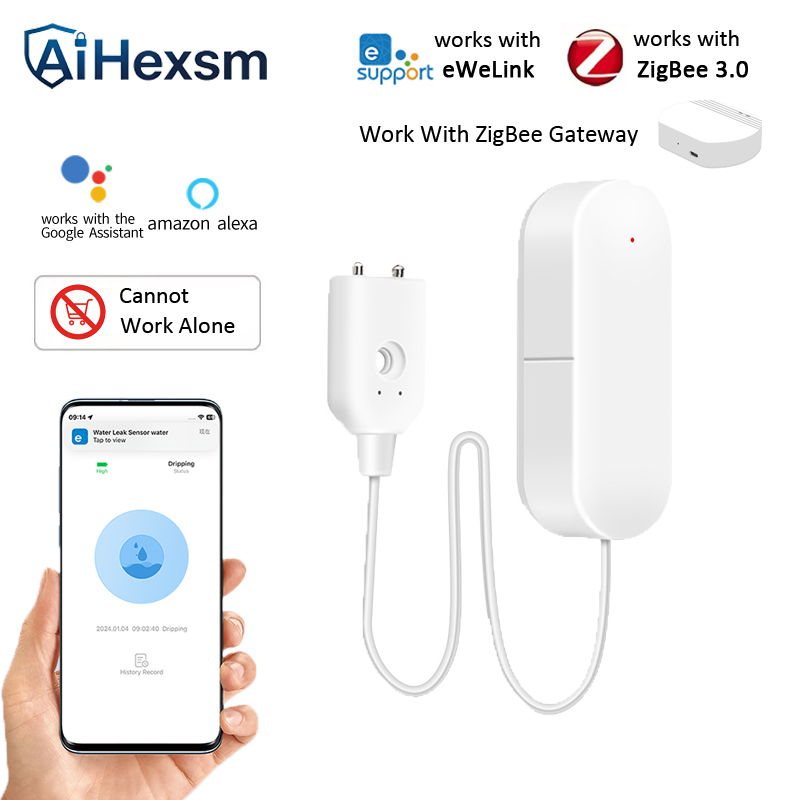 Датчик протечки воды EweLink с – обзор и цена Smart Home Zigbee Gateway