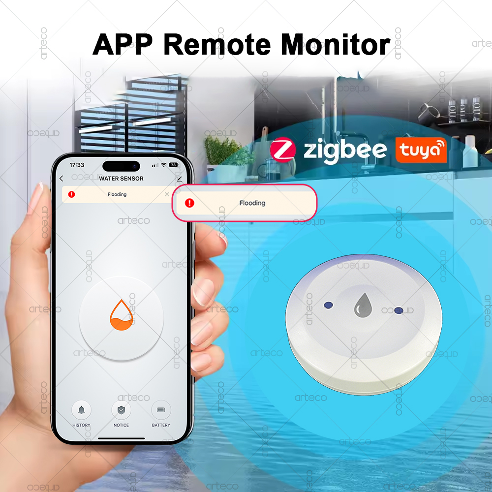 Умный датчик воды Tuya Zigbee, – обзор и цена Smart Home Zigbee Gateway