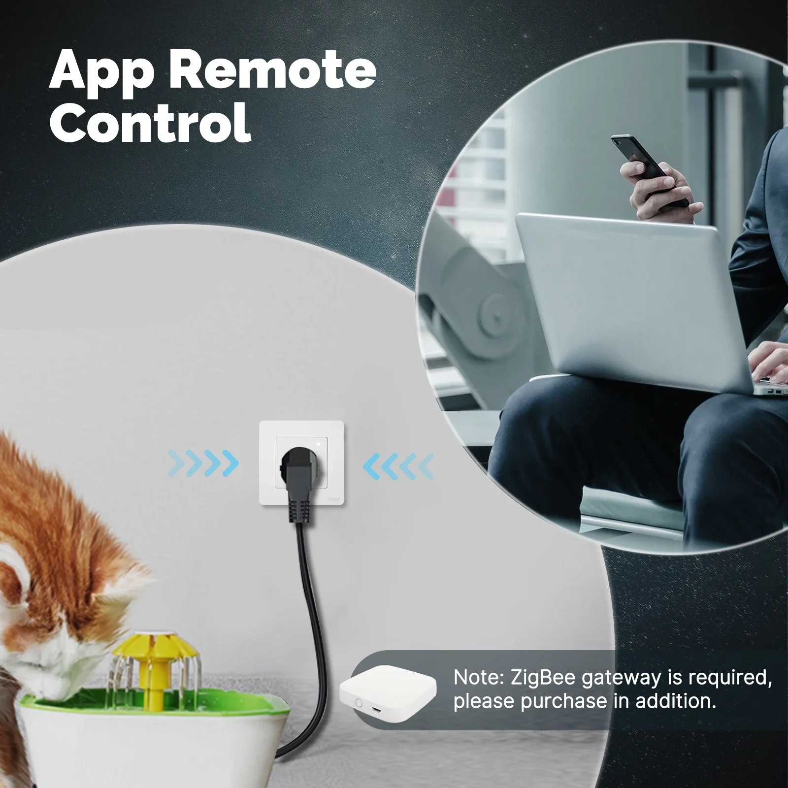 MOES Tuya ZigBee Умная розетка – обзор и цена Smart Home Energy App