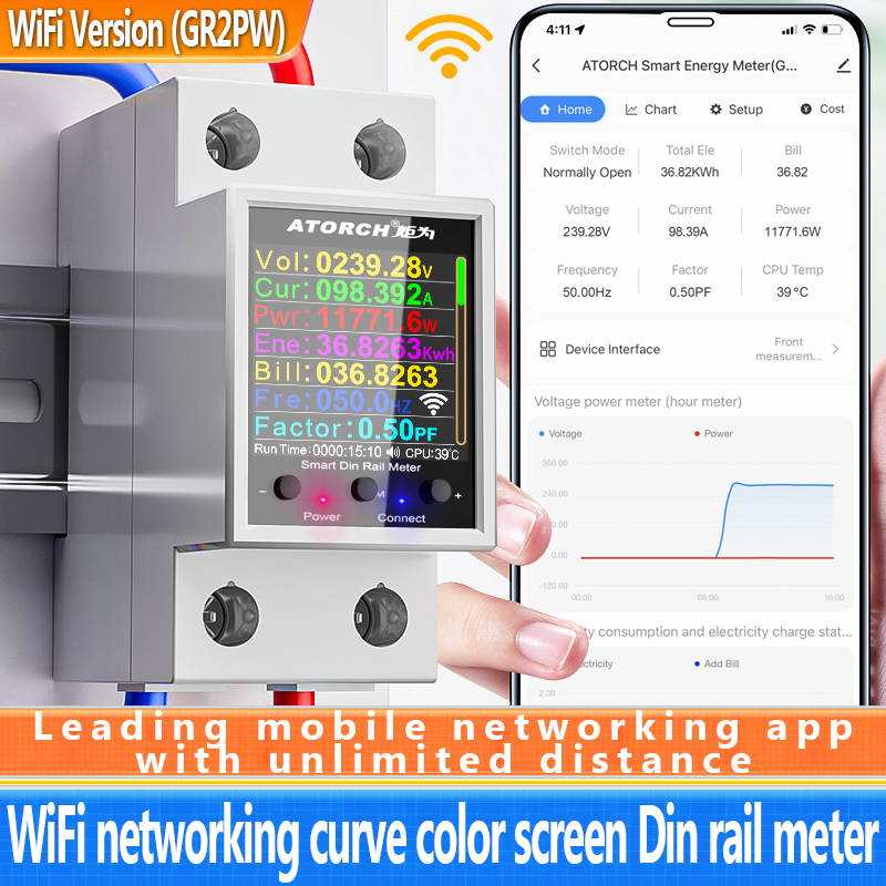 ‌ GR2PWS Tuya Wi-Fi Smart Din- – обзор и цена Smart Home Energy App