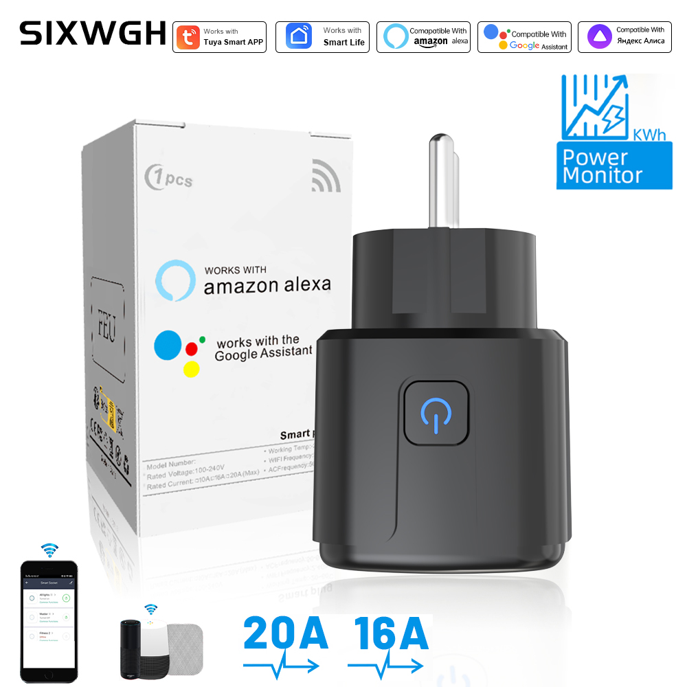 Умная розетка Tuya с Wi-Fi, ди – обзор и цена Smart Wall Socket