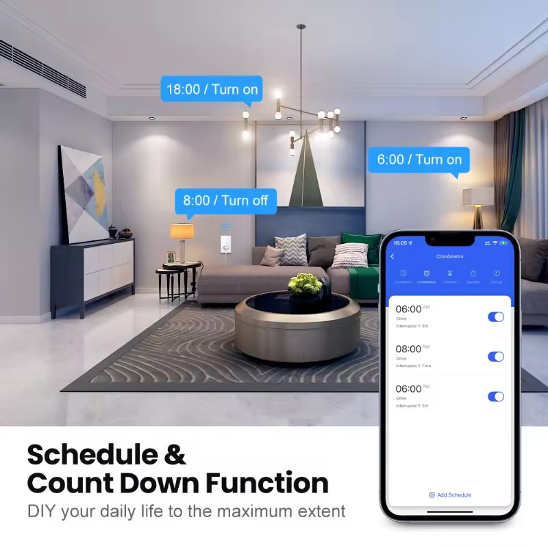 Умный Wi-Fi выключатель света  – обзор и цена Smart Wall Socket