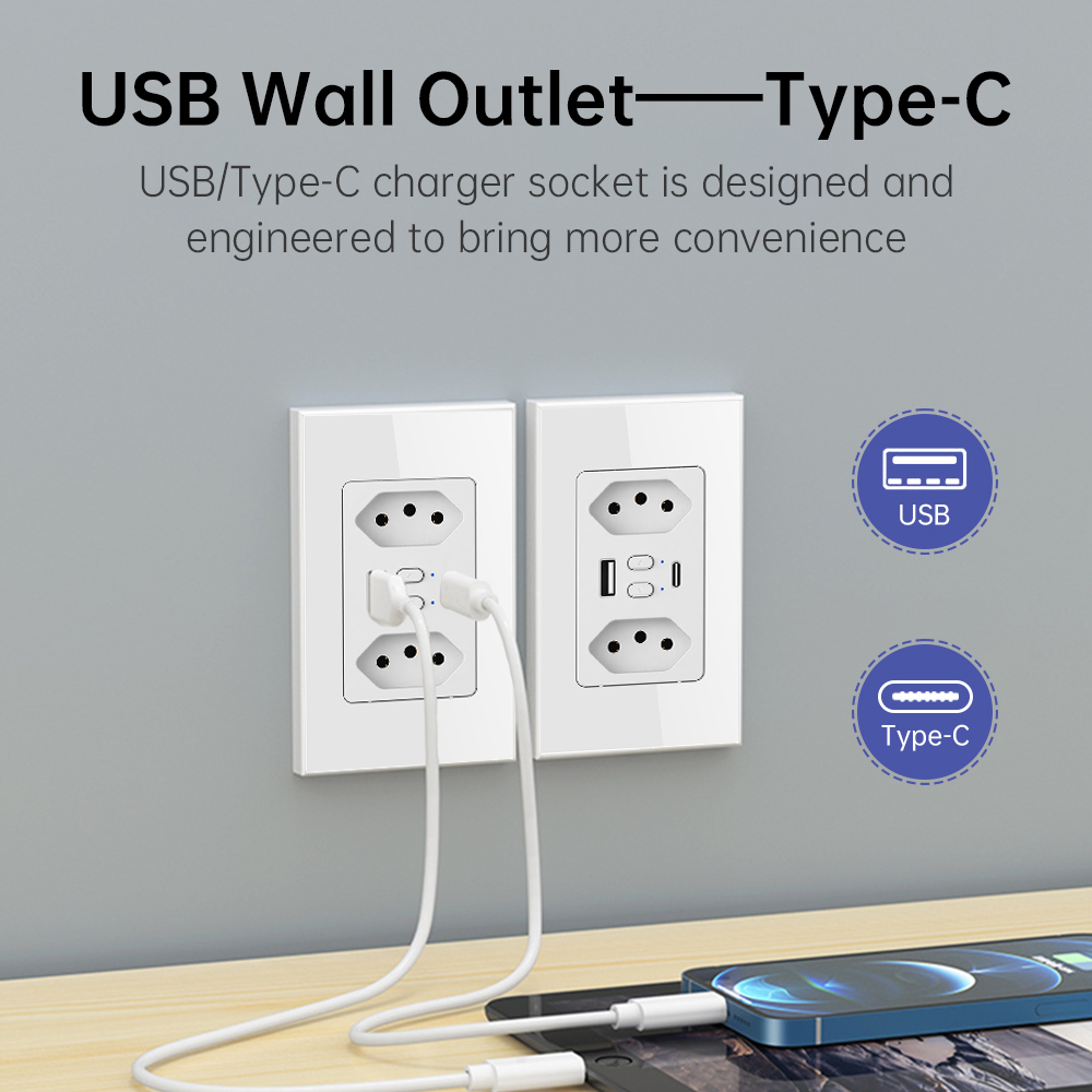 Умная Wi-Fi розетка MANHOT для – обзор и цена Smart Wall Socket