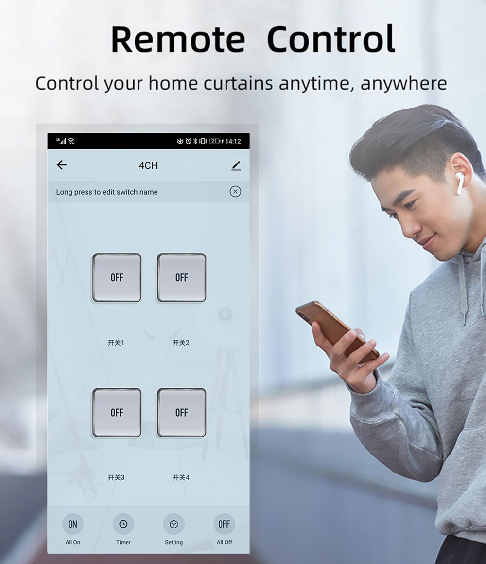 Модуль реле Tuya 4CH Zigbee, U – обзор и цена Smart Home Zigbee Gateway