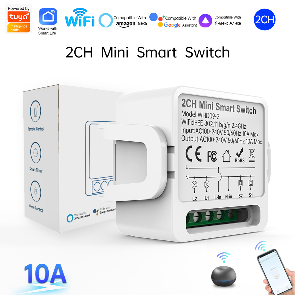 Двухканальный умный выключател – обзор и цена Smart Home Matter