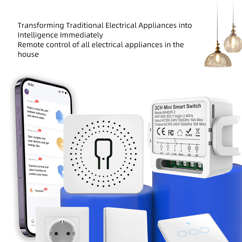 Двухканальный умный выключател – обзор и цена Smart Home Matter