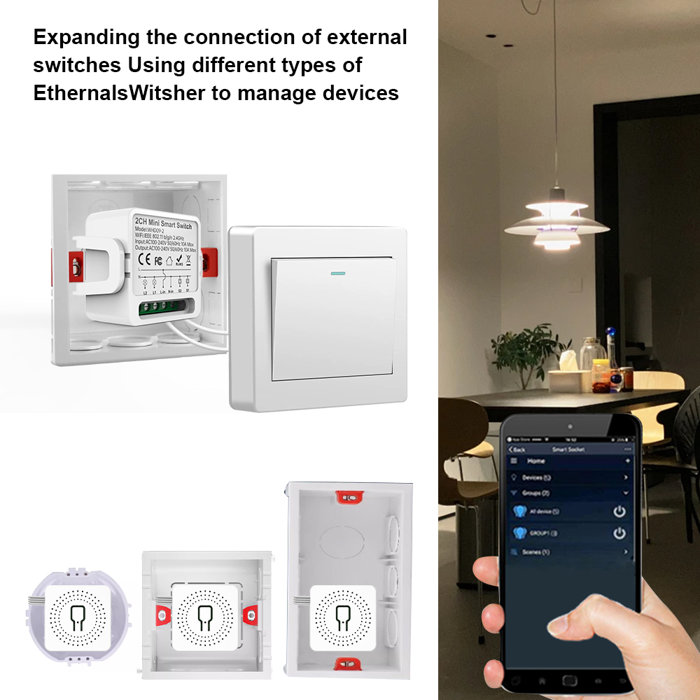 Двухканальный умный выключател – обзор и цена Smart Home Matter