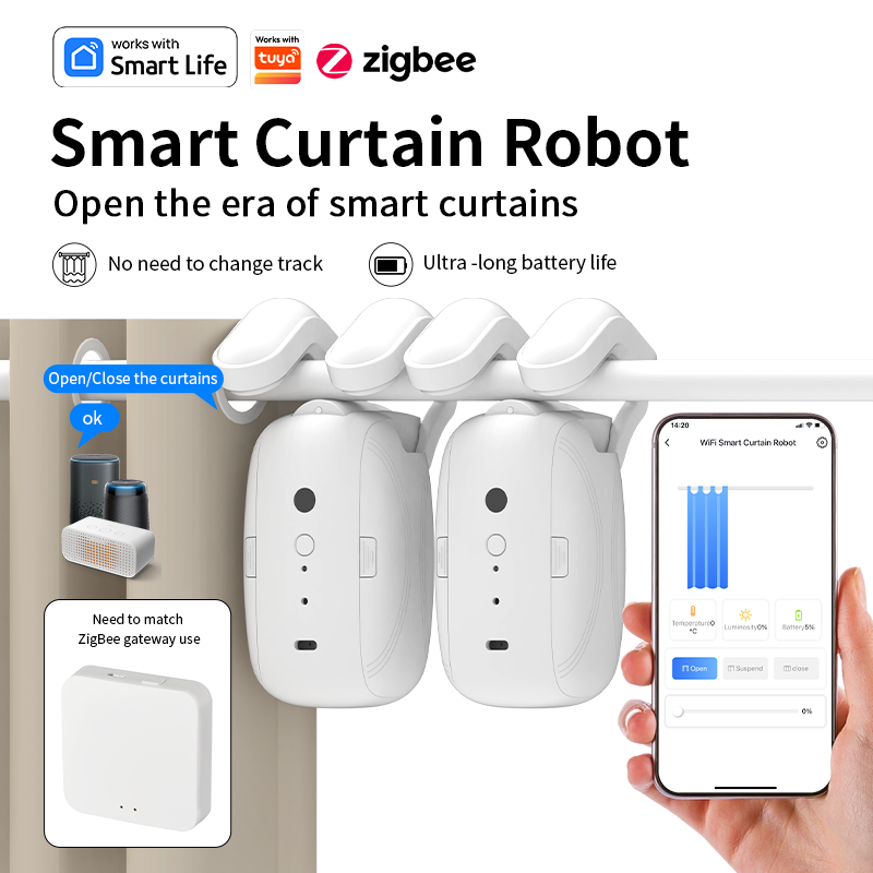 Умный робот-драйвер для штор Z – обзор и цена Smart Home Matter