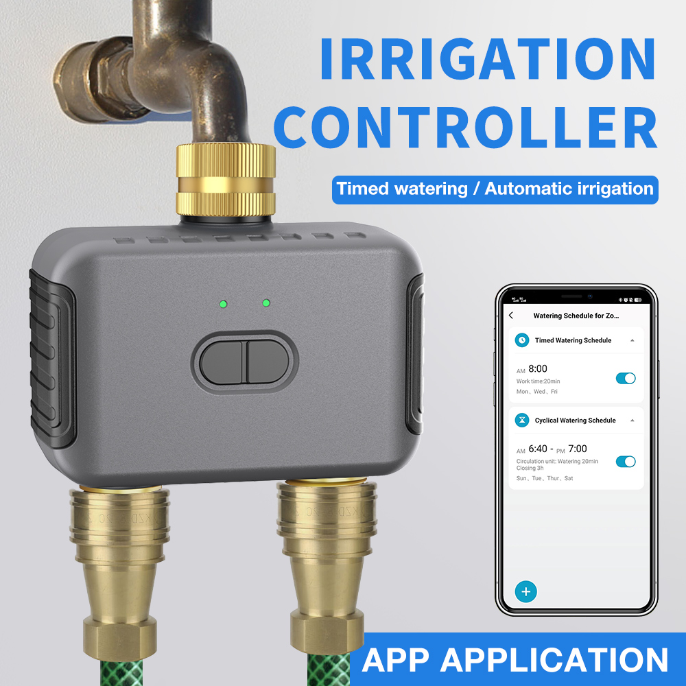 Tuya 2-зонный таймер полива, с – обзор и цена Smart Home Matter