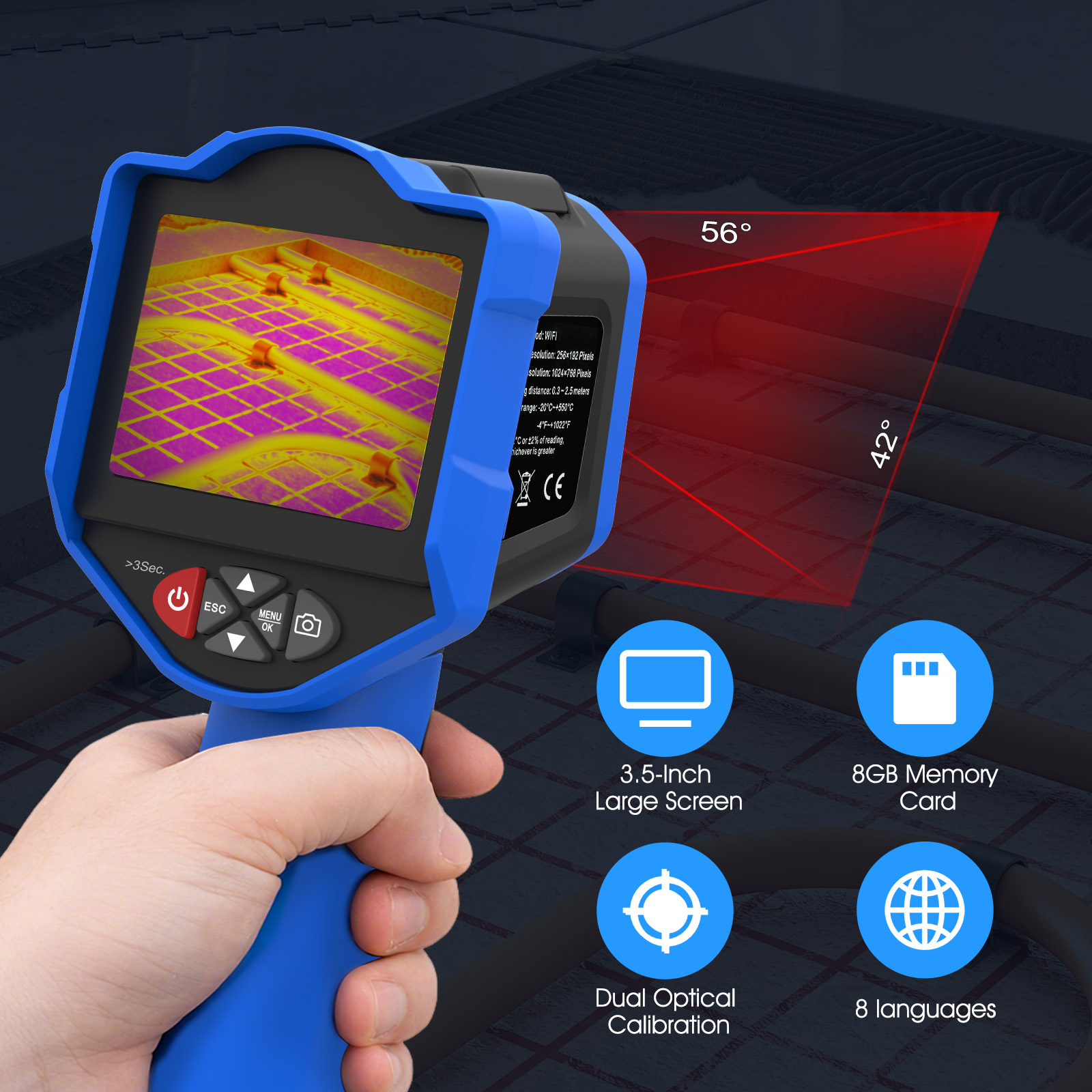 Тепловизионная камера HoldPeak – обзор и цена Smart Home Hvac